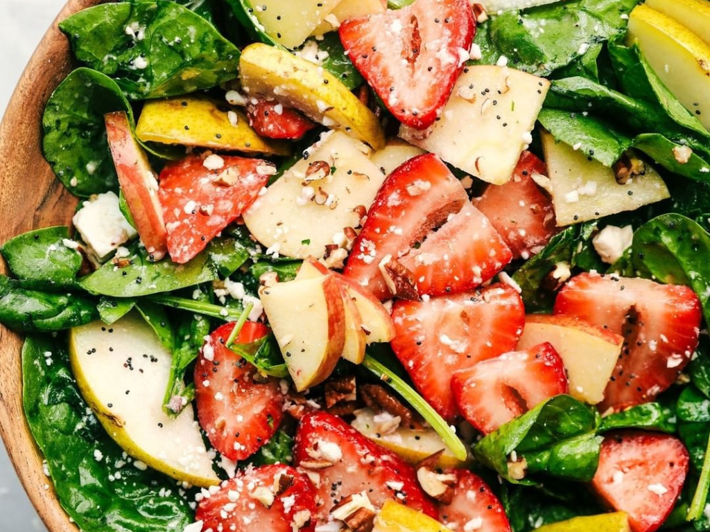 Apple and Strawberry Salad