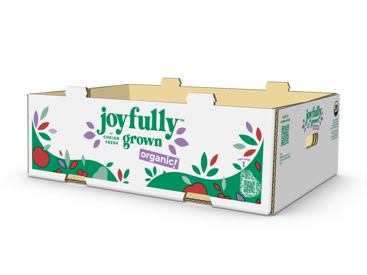 Joyfully Grown Organic Box for Apples, Pears, and Cherries