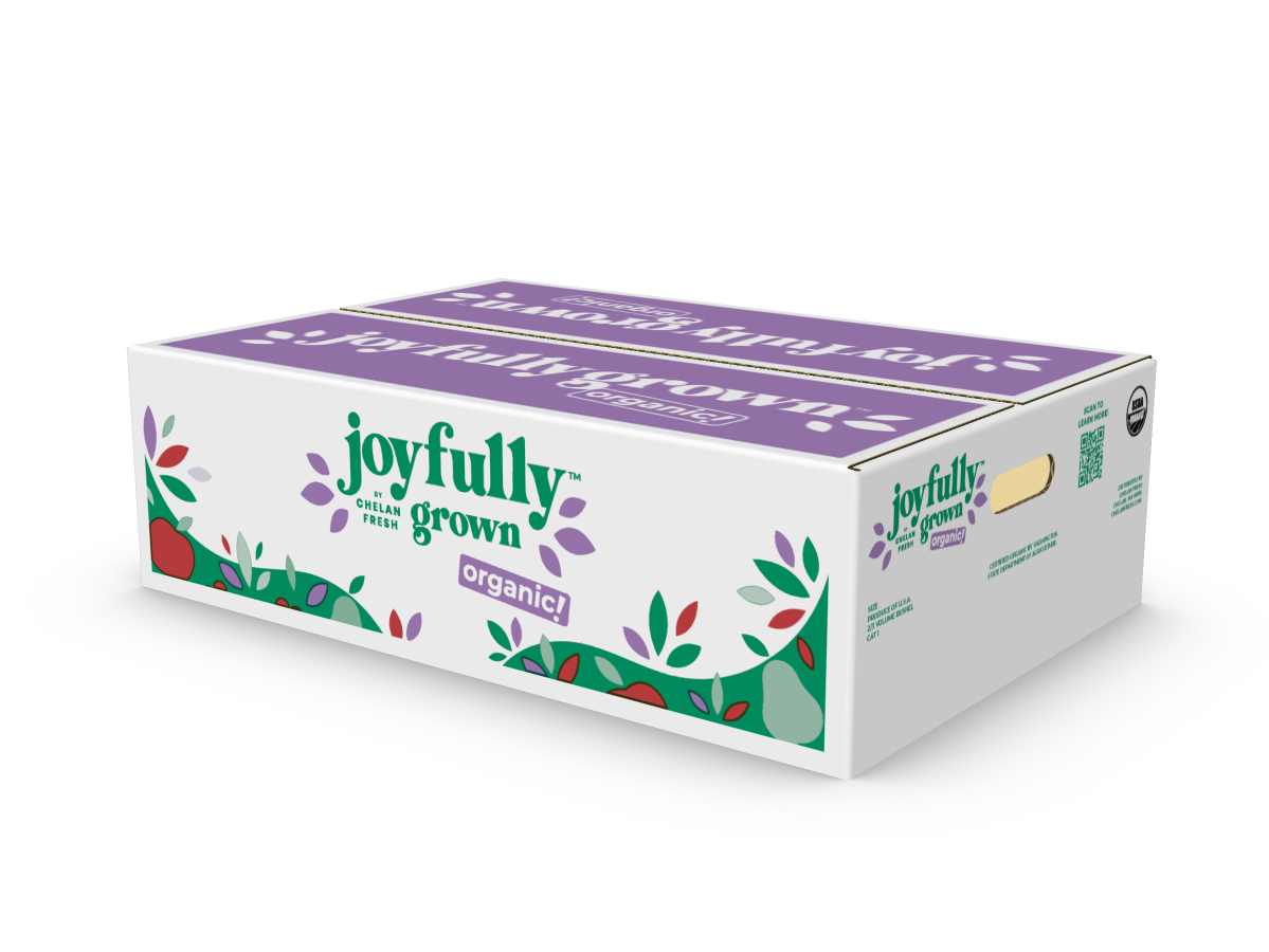 Joyfully Grown Organic Box for Apples, Pears, and Cherries