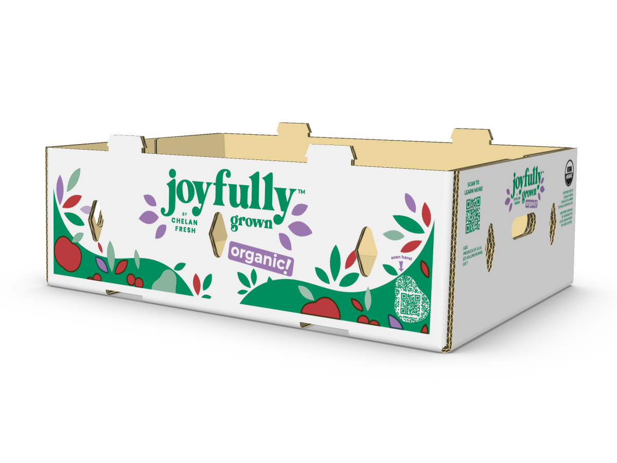 Joyfully Grown Organic Box for Apples, Pears, and Cherries