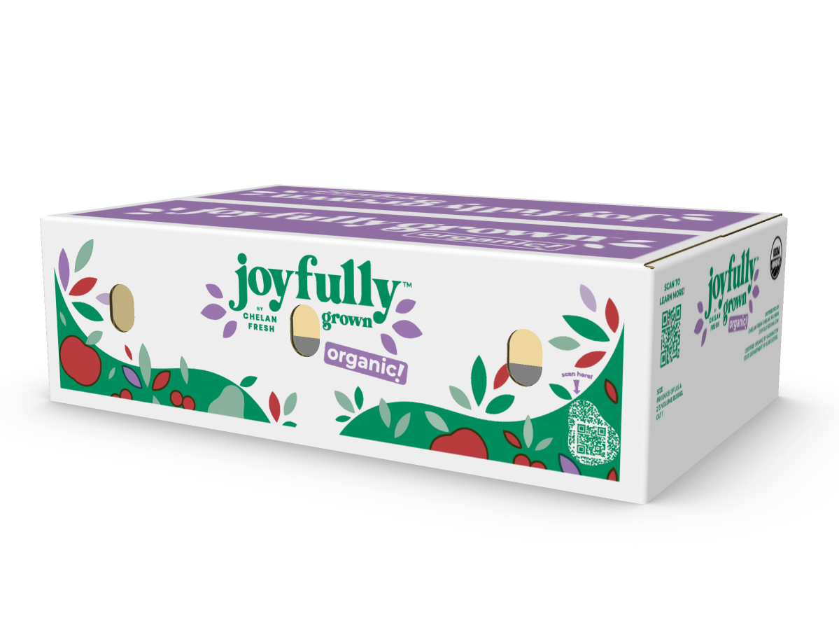 Joyfully Grown Organic Box for Apples, Pears, and Cherries